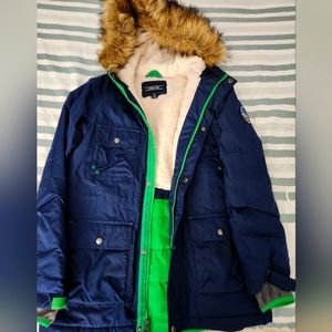 LIKE NEW Lands' end Kids Expedition Waterproof Winter Down Parka